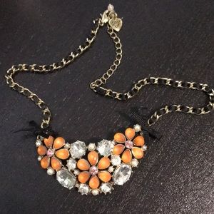 Betsey Johnson Jewelry - Orange floral betsey johnson necklace Betsey Johnson Jewelry - Orange floral betsey johnson necklace